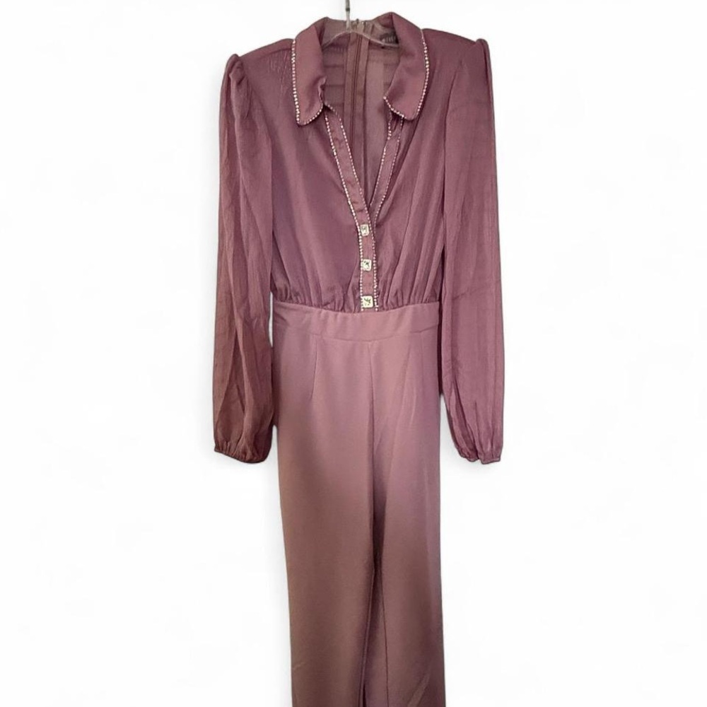 Elegant Mauve Jumpsuit